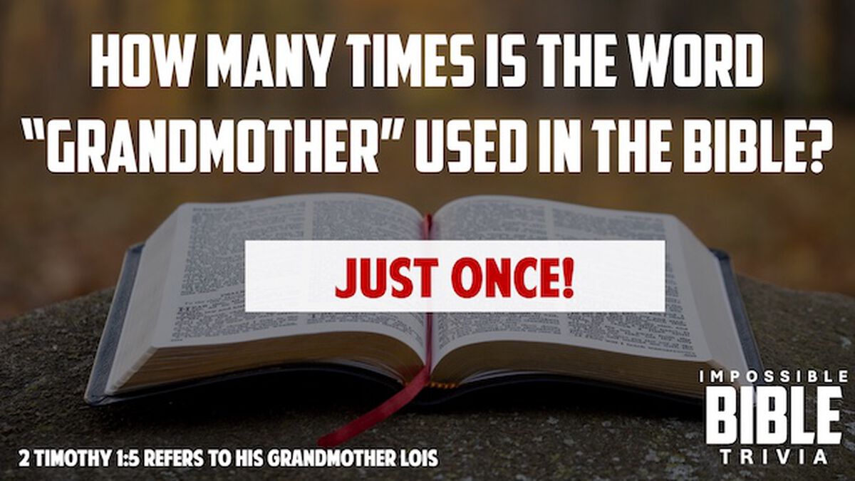 IMPOSSIBLE Bible Trivia image number null